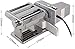 Shule Electric Pasta Maker Machine with Motor Set Stainless Steel Pasta Roller Machine Silver