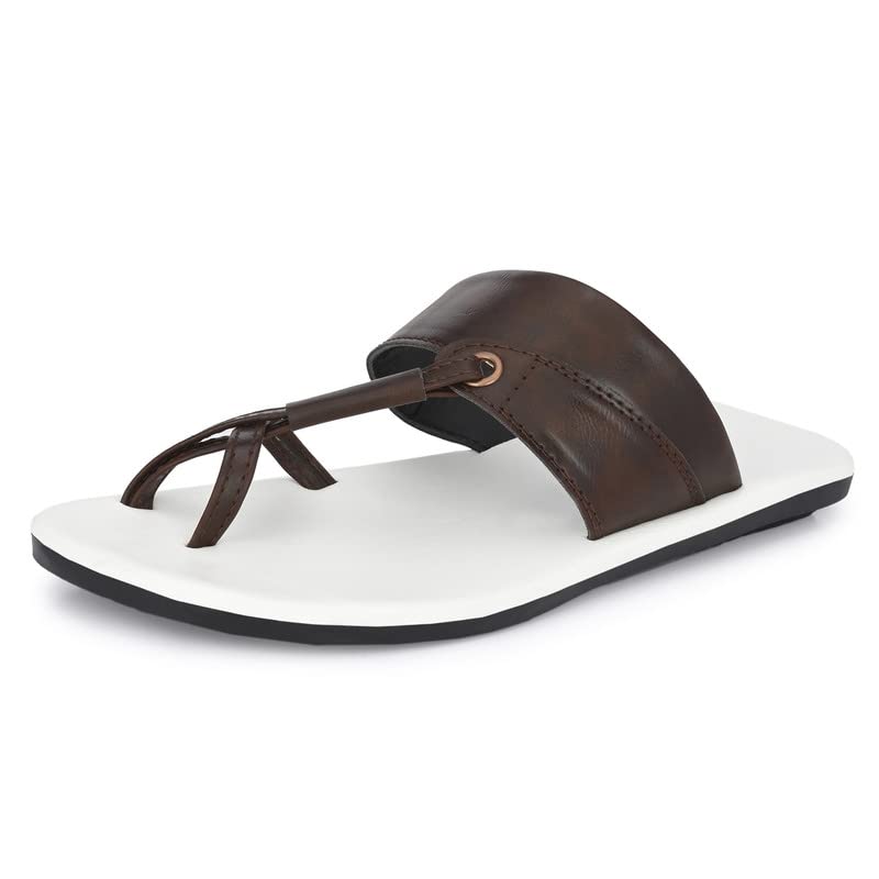 AZZARO BLACK Men Comfort Sandals/Slipper(Brown,10 UK) (B0BXMZRXG7) Amazon Price History, Amazon Price Tracker