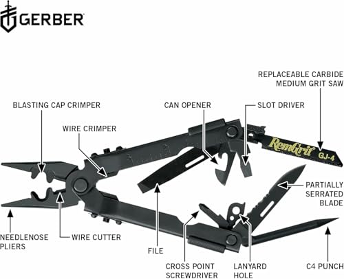 Image of Gerber Gear MP600 Multi-Plier Multitool - Made in USA - Cap Crimper