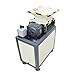 BEILOCKERY Universal Shredder Biaxial Crusher Electric Metal Plastic Shredding Machine for Aluminium Plate Kitchen Waste Paper Cardboard 220V 1.5KW