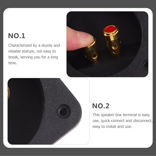 Conector de cable ABS y aleación de zinc con resorte resistente para subwoofer 5