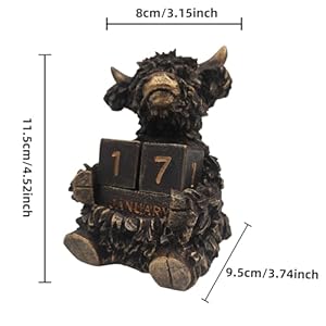 Perpetualblockcalendarfordeskcutehighlandcowchristmasdecorationsdeskcalendarmodernfarmhouseaestheticdeskaccessoriesforhomeofficedecorreusableyearlyidealgiftforfriends  Urban Country Home Decor Perpetual block calendar for desk cute highland cow christmas decorations desk calendar modern farmhouse aesthetic desk accessories for home office decor reusable yearly ideal gift for friends  urban country home decor