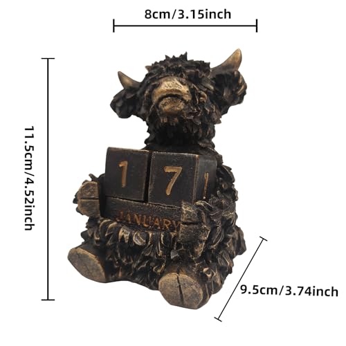 Perpetualblockcalendarfordeskcutehighlandcowchristmasdecorationsdeskcalendarmodernfarmhouseaestheticdeskaccessoriesforhomeofficedecorreusableyearlyidealgiftforfriends  Urban Country Home Decor Perpetual block calendar for desk cute highland cow christmas decorations desk calendar modern farmhouse aesthetic desk accessories for home office decor reusable yearly ideal gift for friends  urban country home decor