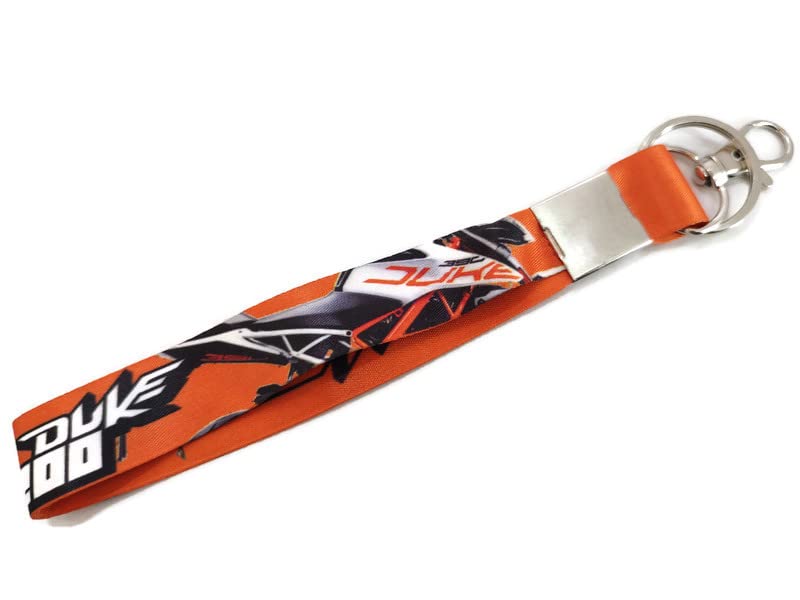 ALTRONA Ktm RC/Duke Bike Lanyard Tag with Locking Hook Keychain Key Holder