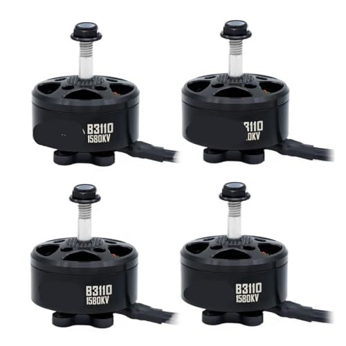 Moteur sans balais B3110 1580KV anti vibration pour corriger le jello