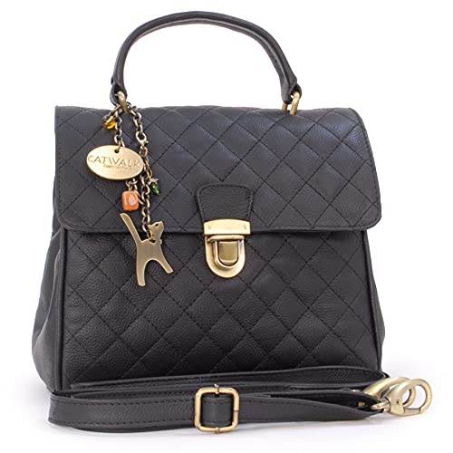 Sac Bandoulière Femme en Cuir Sac à Main Matelassé Moyen Hayley Chic