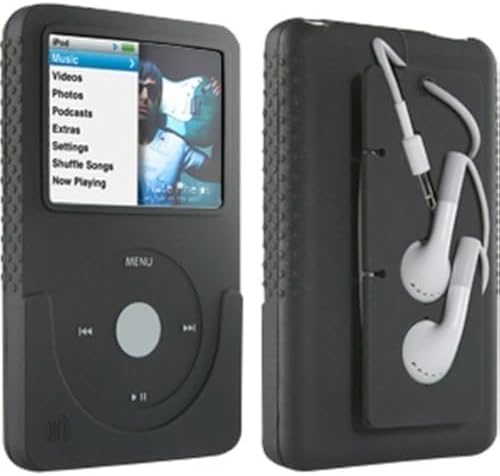 DLO Jam Jacket with Cord Management for the 80/120 GB iPod classic 6G (Black) (Bulk Pack)