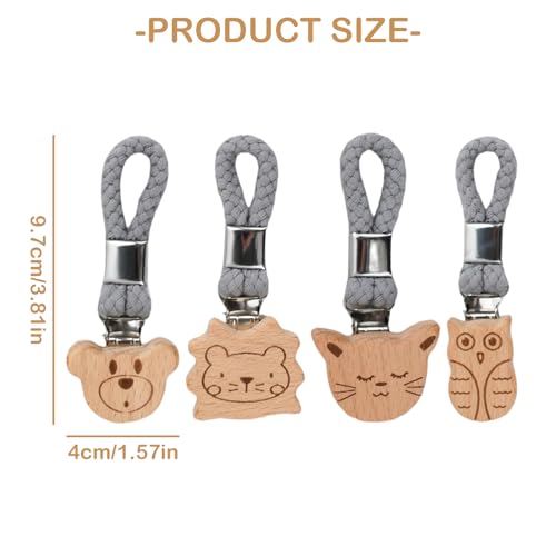 Metal Kitchen Tea Towel Clips with Hanging Loops - 4 Pack Holders for Organizing Towels, Dishcloths & Beach Towels, Space-Saving Kitchen & Bathroom Hooks - Image 2