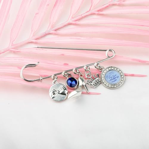 Image of UJIMS ZAmicae Sorority Graduation Gift Finer Woman Brooch Pin Greek Sorority Jewelry for Women (Amicae1948Pin)