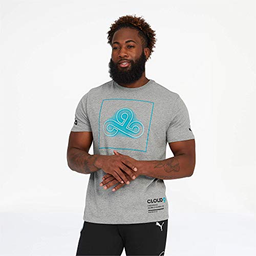 PUMA x CLOUD9 Neon Unisex Tee Esports Puma Black-Hawaiian, L