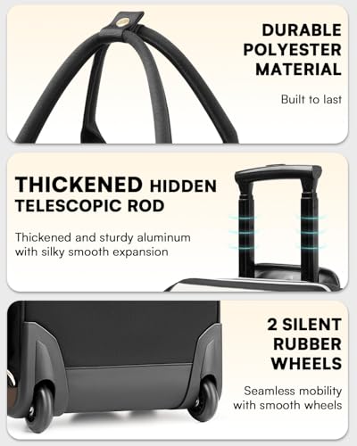 Image of Rolling Backpack for Women, Travel Rolling Laptop Backpack with Wheels