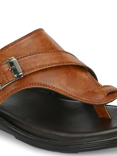 Image of IVRAH Synthetic Leather Sandal Lightweight and Comfortable Footwear for Men