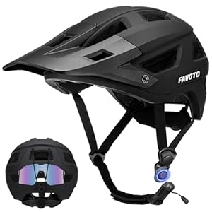 Favoto Adult Mountain Bike Helmet for Men & Women, Magnetic