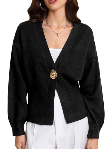 Verdusa Women's Long Sleeve Cardigan Sweater Business Casual