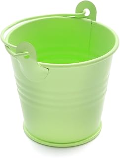 Mini cubos coloridos para invitados, mini macetas de metal, macetas colgantes, macetas para bodas, fiestas, bautizos, dulces, dulces, decoración de mesa con asa para jardín, contenedor de