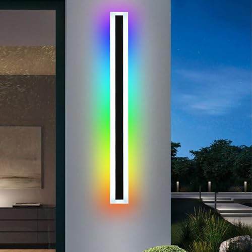 Applique Murale Extérieure RGB Lampe Dimmable Télécommande IP65 200cm - 6
