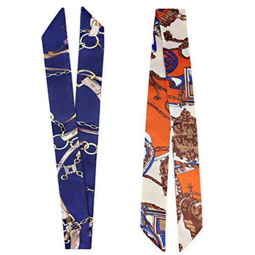 Kcctoo 2/6/10Pack Scarf Bags for Women Handbag Scarfs Band Hair Neck Scarves Fashion Gifts