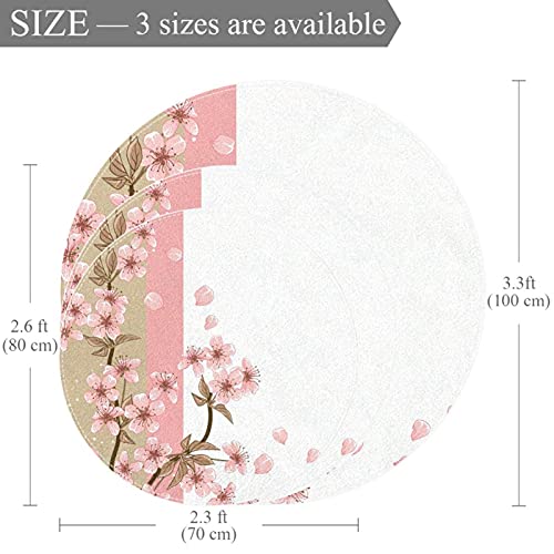 Tapis fleur de cerisier lavable pour protéger le sol de la buanderie - 4