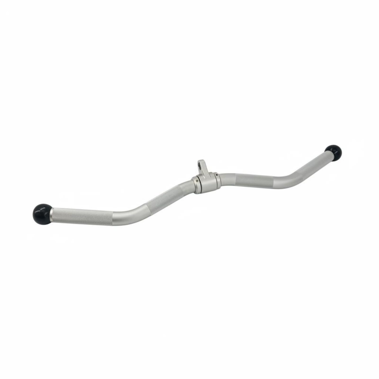 W Bent Bar Handle Aluminum Alloy LAT Pulldown Bar Strength Training High Pulley Pull Down Handle, Silver-image-36