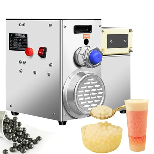 Máquina comercial para hacer perlas de tapioca, semiautomática para hacer perlas de tapioca de 3-12 mm, herramienta de moldeo de perlas de tapioca de 2-5 kg/h, máquina para hacer bolas de taro y yuca