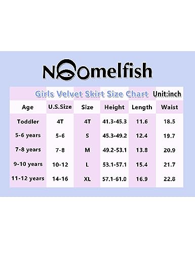Noomelfish Girls Velvet Stretch Mini Flared Pleated Skater Skirt thumb #2