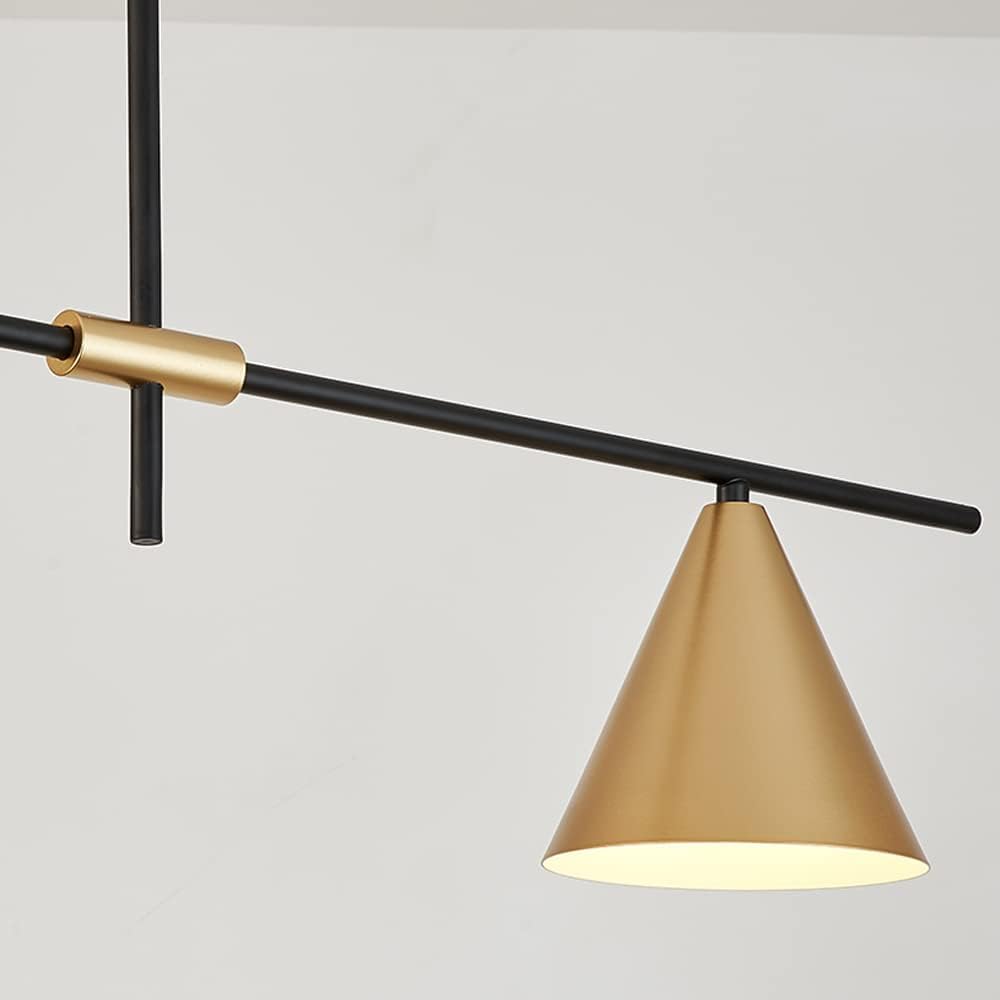 Żyrandol do jadalni, szklany żyrandol, oświetlenie LED E27, lampa wisząca, nowoczesna oprawa do kuchni i dekoracji wnętrz, lampa sufitowa (ciemna, 4 światła)