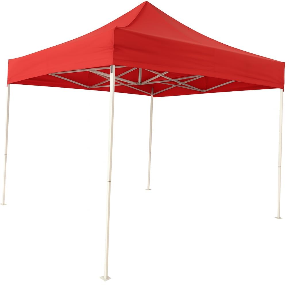 Nath Ji Gazebo Tent Outdoor Canopy 10x10 Heavy Duty Waterproof Garden Gazebo for Events, Party, Wedding, Terrace & Lawn | Strong Metal Frame | Weight 30 KG (Red)-image-27