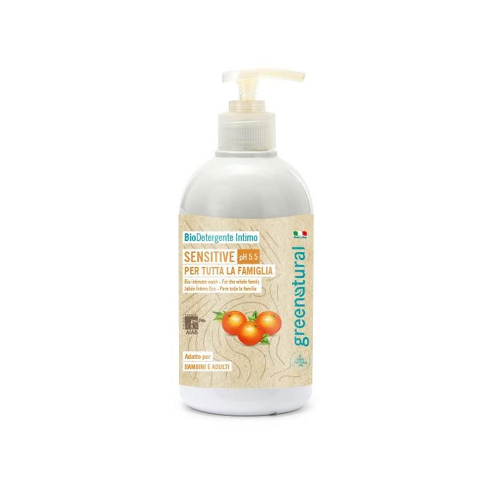 Detergente intimo bio Sensitive Ph 5.5 Greenatural - dispenser da 500ml