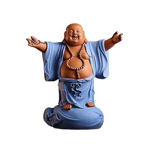 Statue de Bouddha Rieur RLKHXBS avec finitions soignées pour sublimer un intérieur moderne