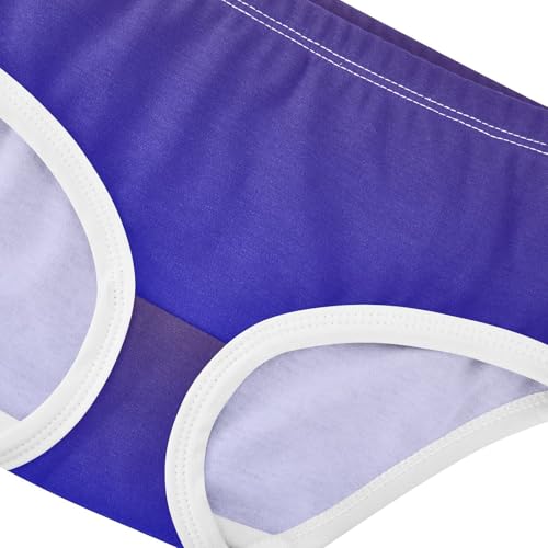 Joisal Girls Underwear Toddler 2t Cotton Panties for Girl Bright Underpants Briefs Purple Medium Blue Gradient4