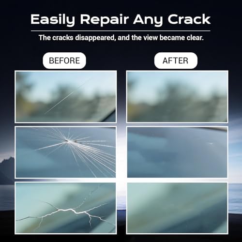 Windscreen Repair Kit, Car Windshield Crack Repair Kits, Nano Glass Repair Liquid for Cracks & Chips, Cracks Gone Glass Remover Fluid for Quick Fix Windshields, Windows, Mirrors — view 3