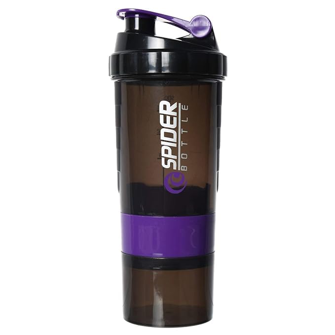 Buyer Hour Shaker & Sipper Bottel for Gym & Sports - Purple-image-36