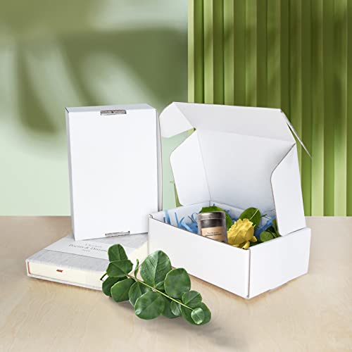 White Corrugated Cardboard Boxes, 150x100x50mm Royal Mail PIP Small Parcel Boxes, Mailing Boxes for Business Posting - Image 3