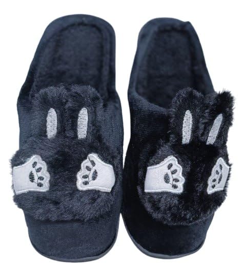 Winter Warm Indoor Slippers Cotton Slippers Cartoon Plush Flat Cartoon Slides Shoes for Student, Home, Men and Women (Pack Of 1)||S401-image-38