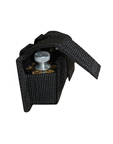 Barsony New Revolver Double Speed Loader Pouch For 5-6 Shot .38 .22 #TOP3