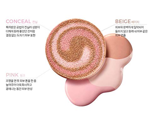 Amazon.com : NEW DPC PINK AURA CUSHION SA(Special Aura) S4 Leopard