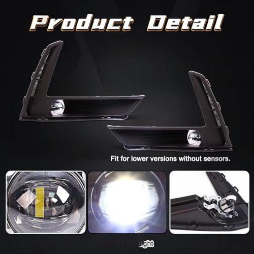 Faro antiniebla LED con interruptor integrado para CR-V 2023-2024 3