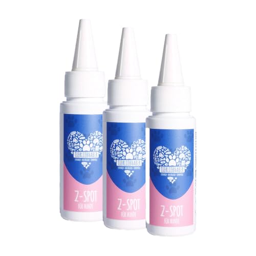 TIERLIEBHABER – Z-Spot 3X 50 ml Flohmittel Hund & Zeckenschutz – Pflanzliches Zecken- & Hunde Flohmittel – Floh und Zeckenschutz für Hunde Spot On mit Neemöl, Lavendel & Geraniol