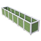 Interior: Nuestras cajas de plantas son adecuadas para sala de estar, cocina, dormitorio, etc. La jardinera de jardín verde es elegante y duradera, se coloca en capas, lo que puede satisfacer diferentes propósitos y necesidades de plantación.