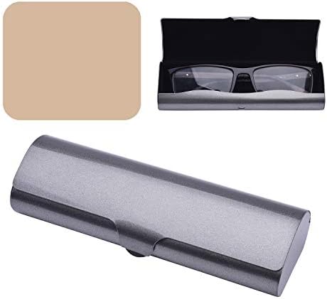 Philley Glasses Case Aluminum Ultra-Light Hard Myopia Eyeglasses Case (A-Gun Gery)