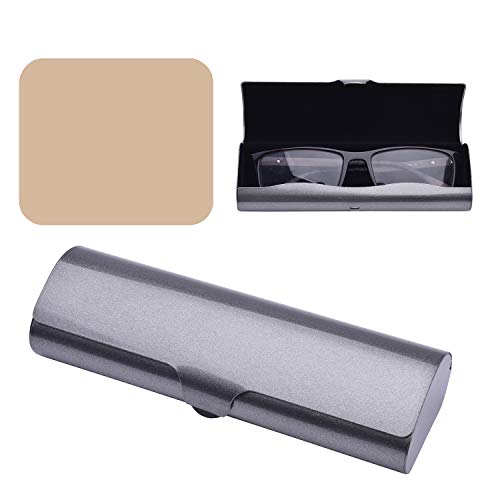 Philley Glasses Case Aluminum Ultra-Light Hard Myopia Eyeglasses Case (A-Gun Gery) #TOP2