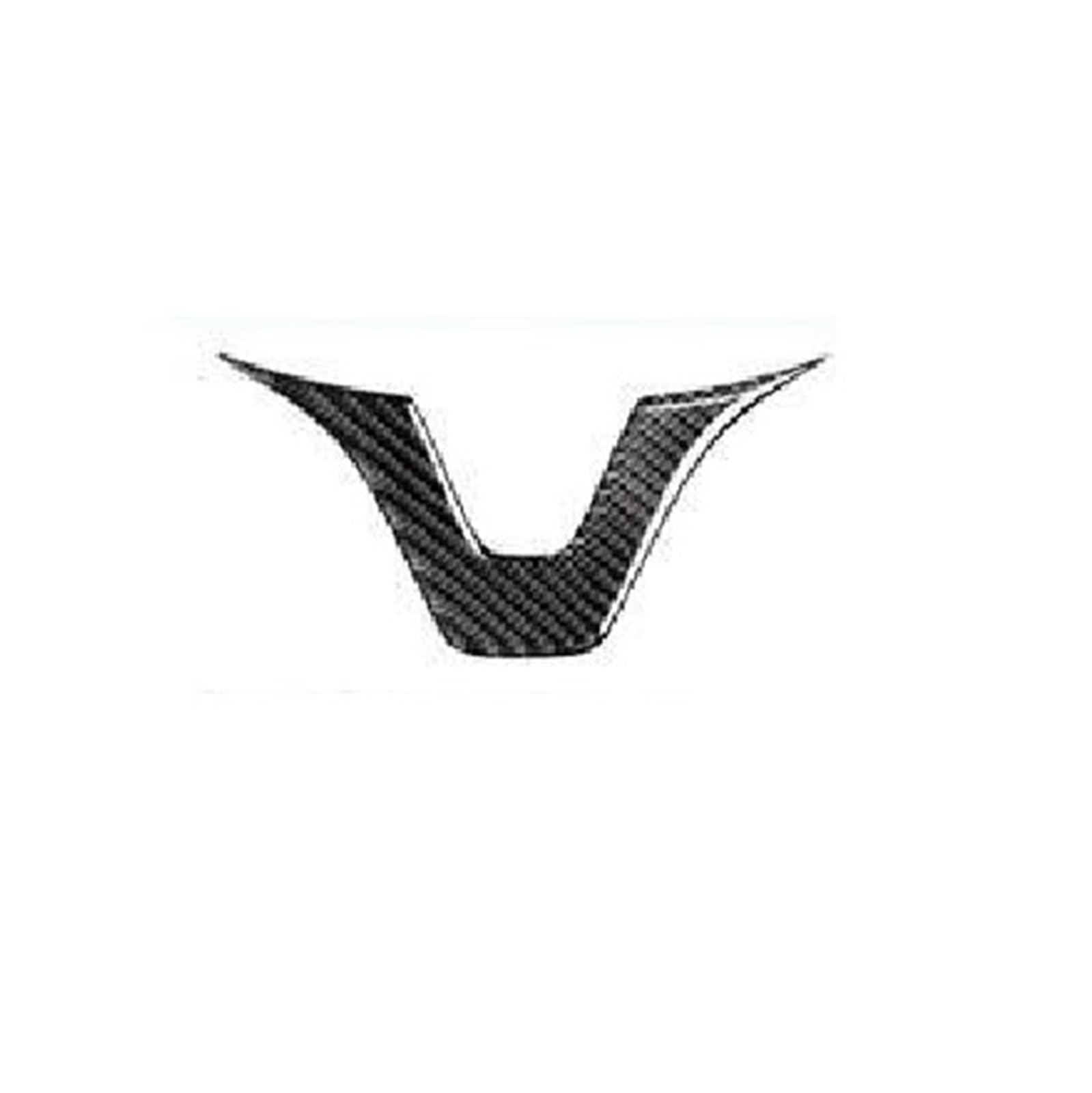 HFEWCVK Fit for MERC//edes C Class W204 W205 W211 W203 Carbon Fiber Car Modification Interior Sticker Steering Wheel Emblem 3D Sticker(B)