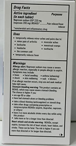 Naproxen Sodium 220 Mg 500Ct #TOP3