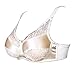 ONEFENG Bra Plus Set de Pechos de Silicona Pechos Artificiales Falsos Prótesis Falsa Copa Completa Patrón de Encaje Sujetadores Correas Ajustables Crossdresser