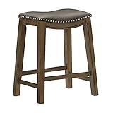 Homelegance Counter Height Bar Stool, 25'SH, Gray