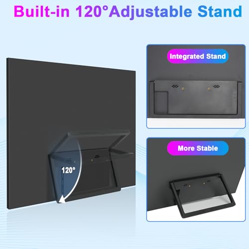 Image of Portable Monitor 16 inch 165Hz 1920x1200P 133% sRGB 16:10 FHD HDR Mini HDMI USBC Gaming Monitor Supports VRR with FreeSync, Speakers, VESA, External Second Screen for Laptop, PS,Mac, Xbox,Switch2