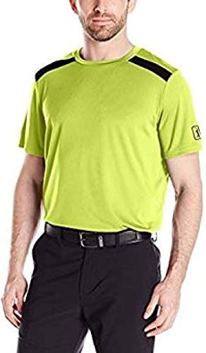 PGA TOUR Men's Golf Performance Gear Short Sleeve Hybrid Color Block Ventilated Sports Shirt