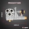 7108366 Pressure Washer Pump Manifold fits for Technologies 510020 and 520006 Axial Cam Pressure Washer Pump Replacement Simpson 7108366 Cleaning Manifold