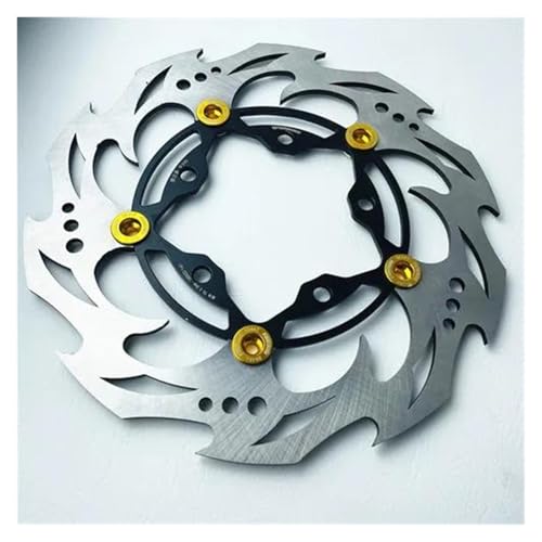 220/245/260mm �X�e�����X�X�`�[���� �o�C�N�X�N�[�^�[�p �u���[�L �t�����g�����A�f�B�X�N �K������ Aerox Nitro BWS Zuma RSZ JOG Force M3 N1s�p(E)