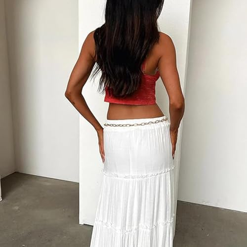 Women's Sexy Lace Up Padded Camisoles Spaghetti Straps V-Neck Ruffle Crop Tops Y2K Cami Shirt Streetwear2